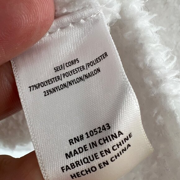 Studio B By Bobeau Womens White Textured Knit Sweater Size XL - Picture 9 of 11